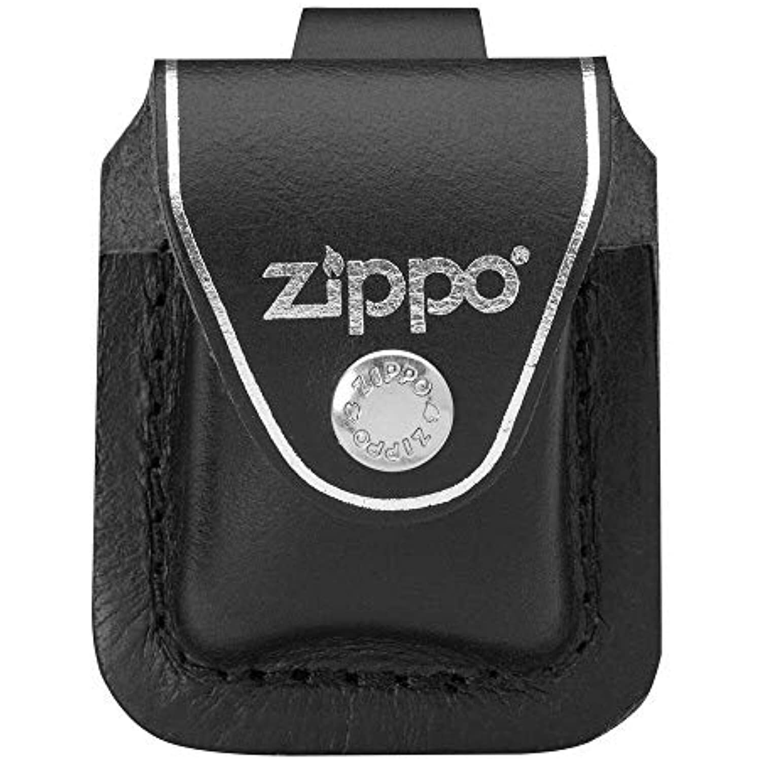 Zippo Lighter Pouch with Loop, Black, One Size