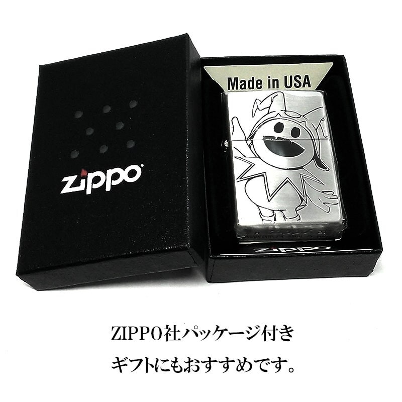 Zippo Lighter Shin Megami Tensei V Jack Frost Silver Regular Case Japan New F/S