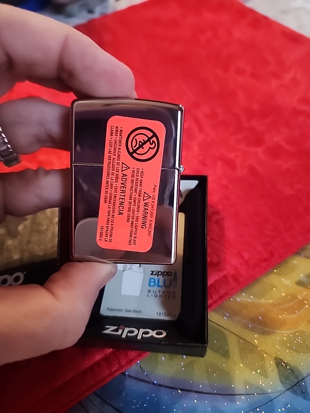 Zippo 28052 Hidden Spider High Polished Chrome