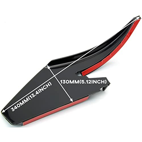 Front Lower Bumper Dive Plane Canards for Ford Mustang 2018-2023, Shark Fin