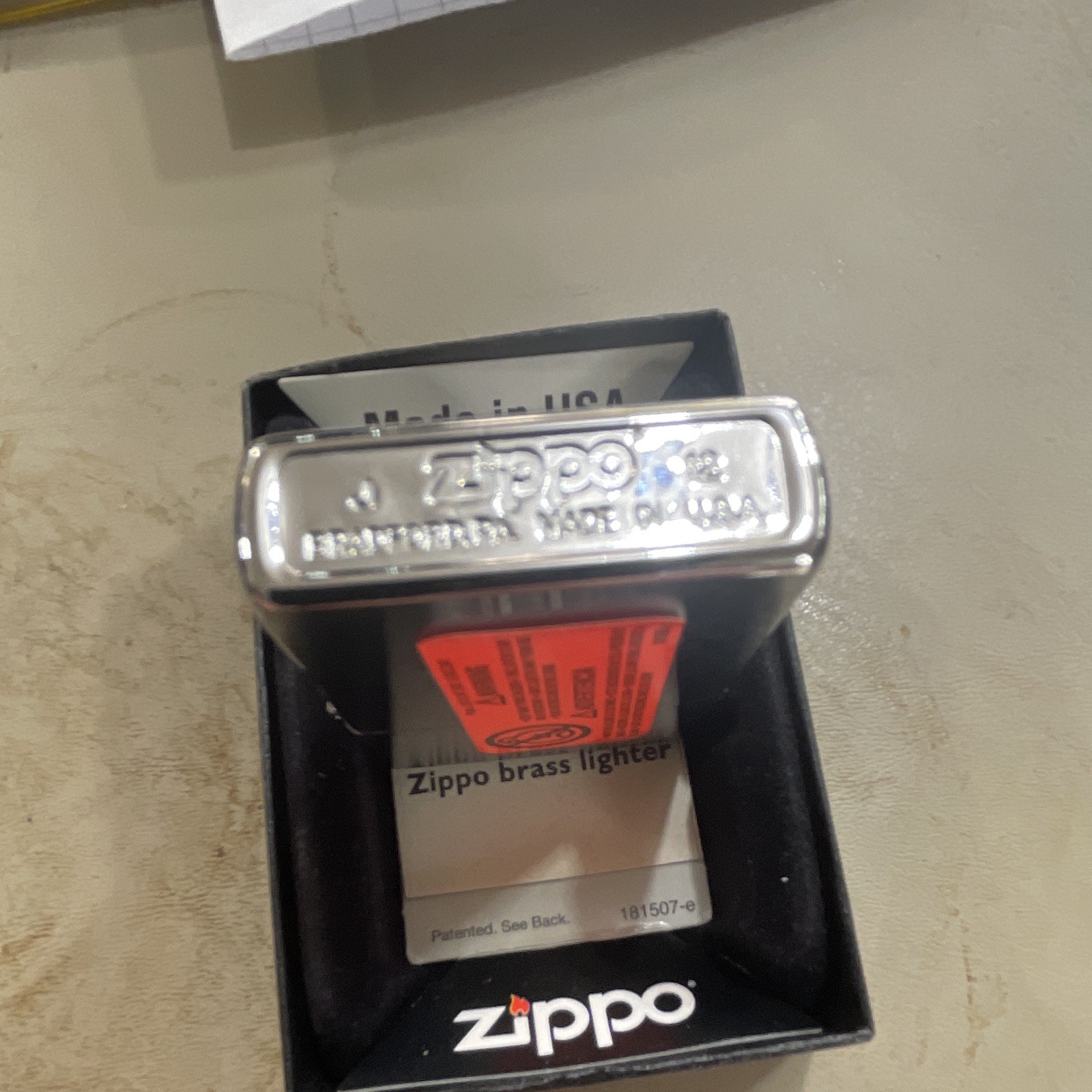 Zippo Military USS Enterprise (CVN-65) Deactivation Ceremony 2012 Lighter