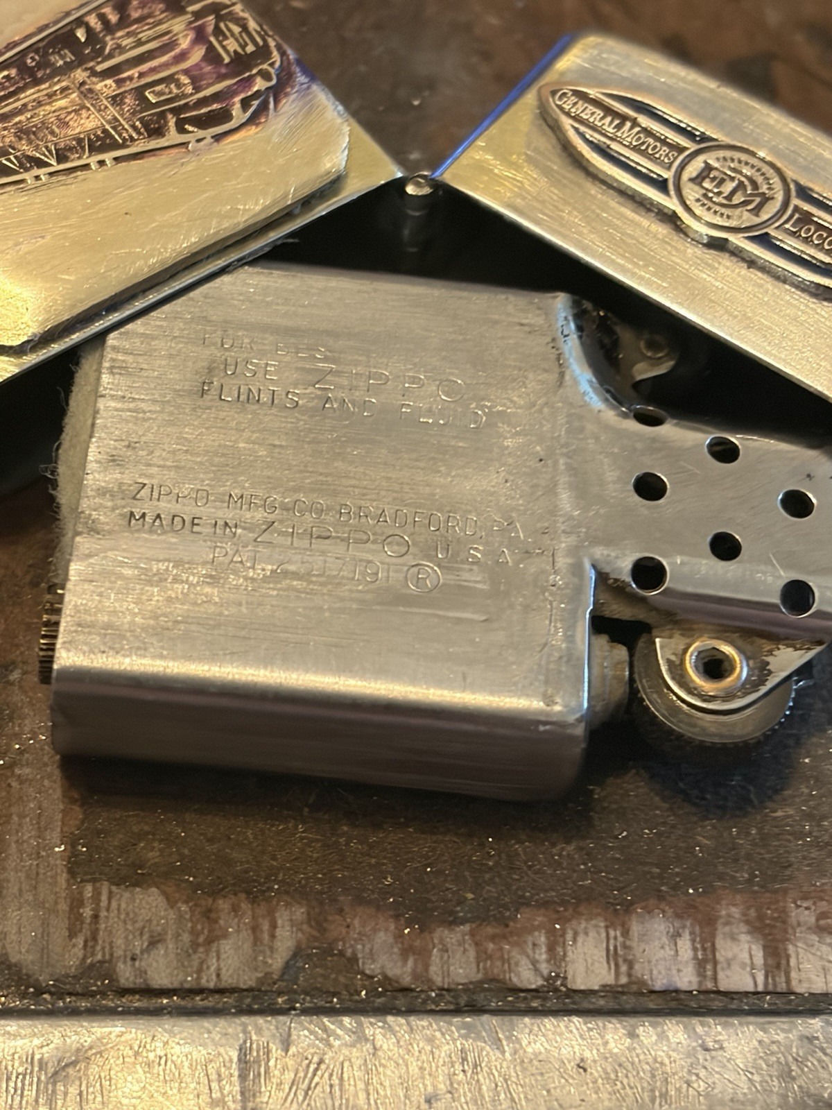 Zippo Lighter General Motors Locomotives