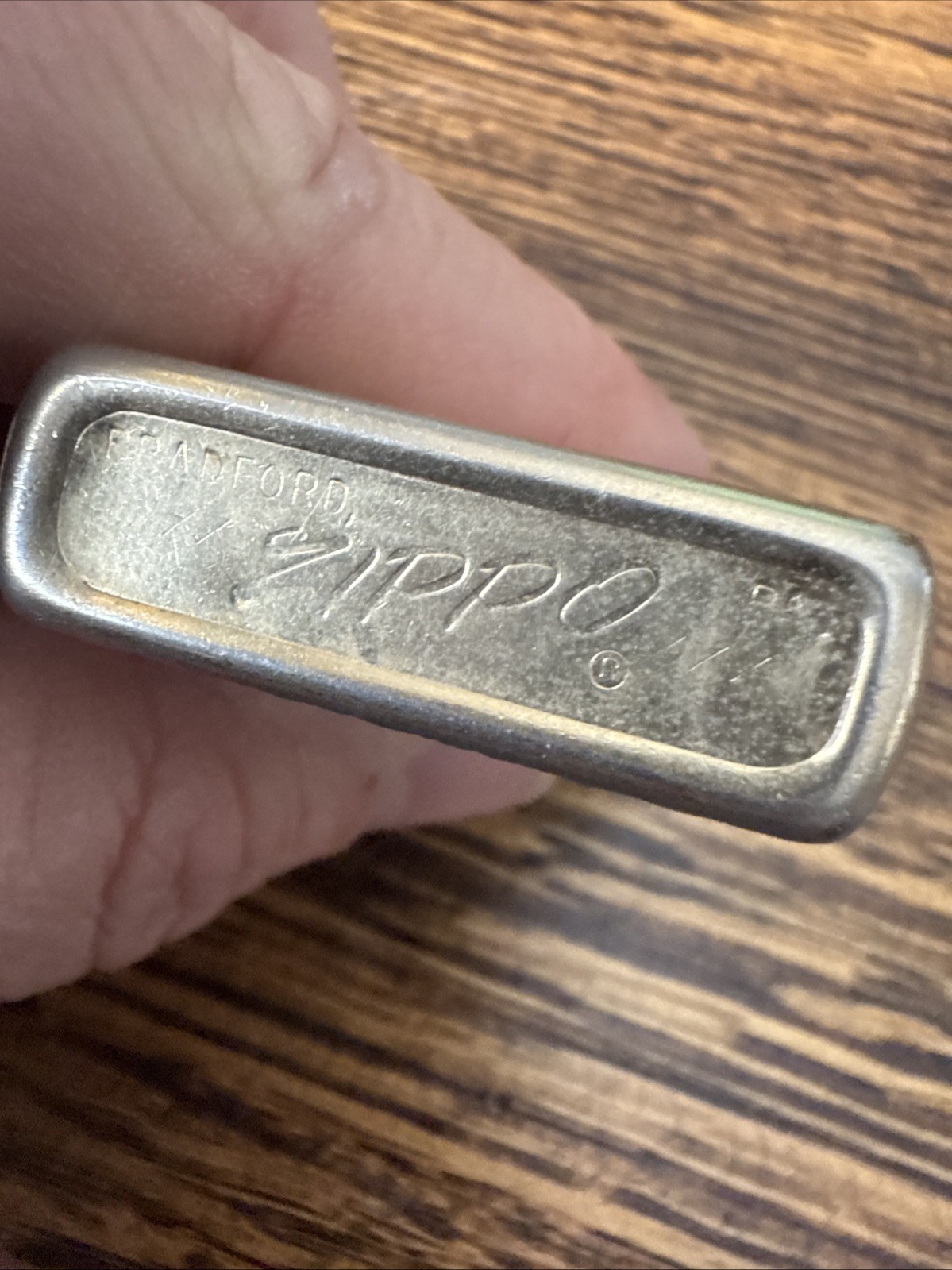 Gold Plated Zippo Flame VINTAGE Full SZ LIGHTER Deeply Engraved Elegance 1976