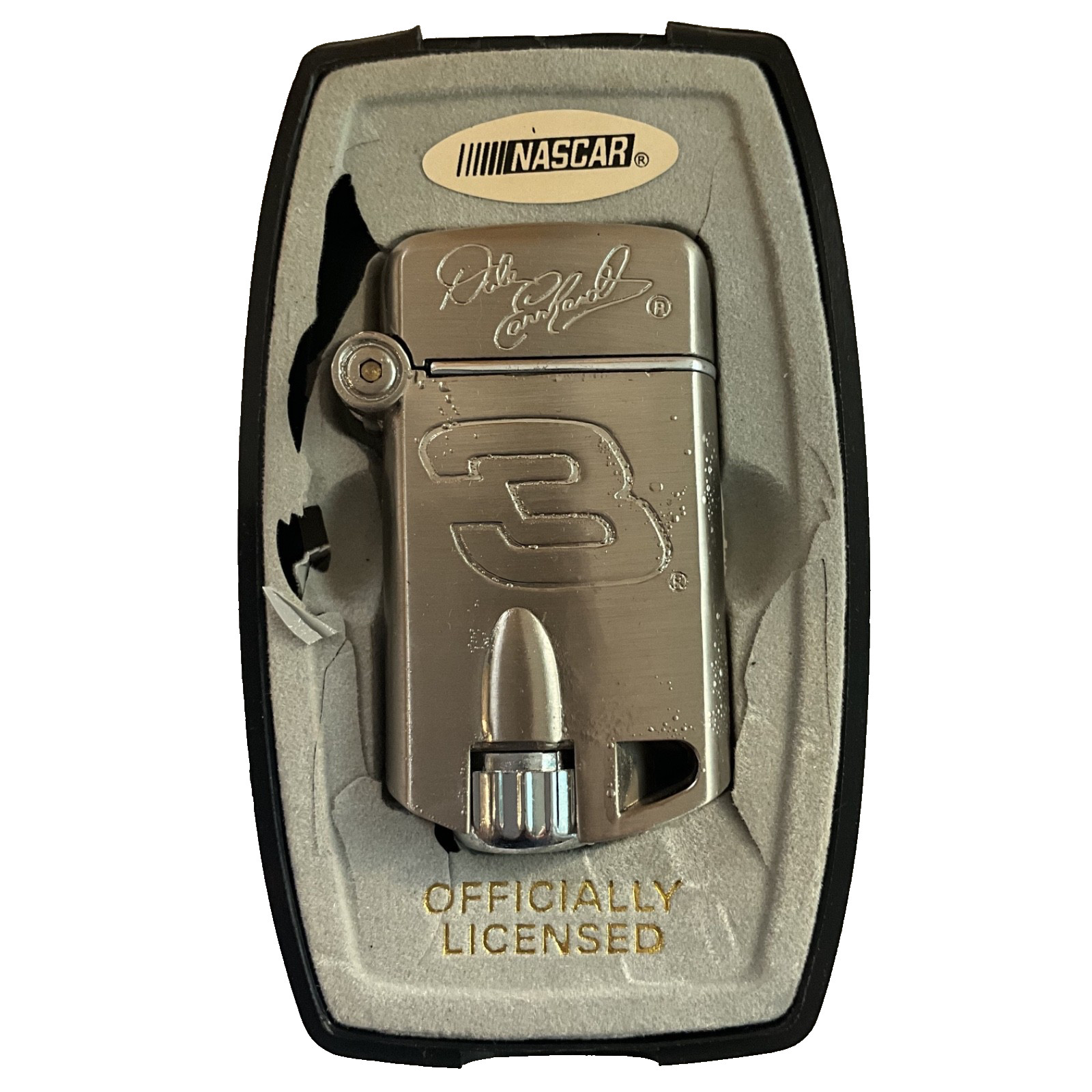 Dale Earnhardt Sr. #3 officially Licensed Lighter 2001 In OriginalCase 4.5 x 2.0