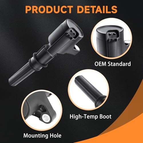 FD503 Ignition Coil Pack Compatible with 4.6L 5.4L Ford Mustang Crown Victoria