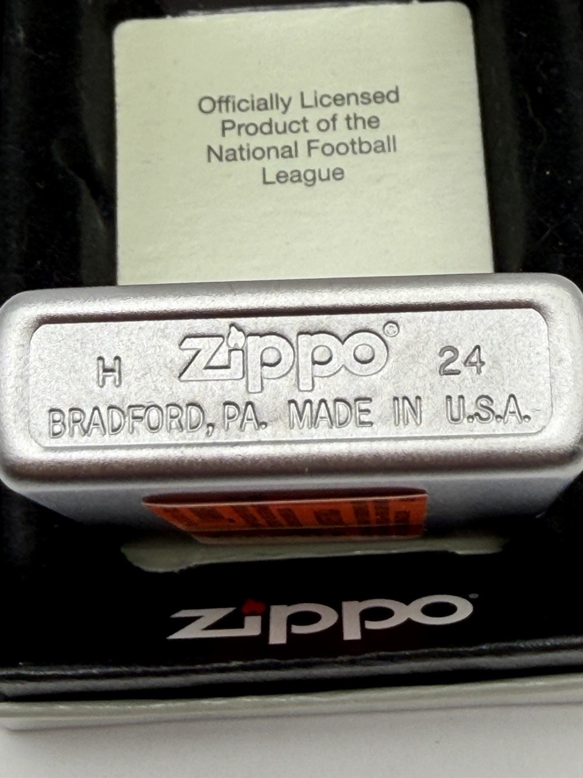 2024 Retro Browns Brownies NFL Chrome Zippo Lighter New B22