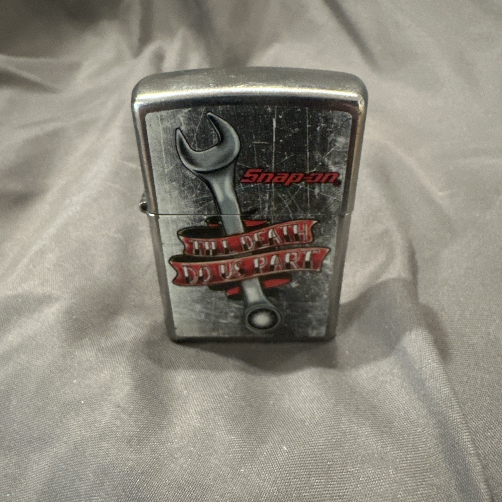 Vintage 2015 Snap-On Tools till death do us part Lighter NEW