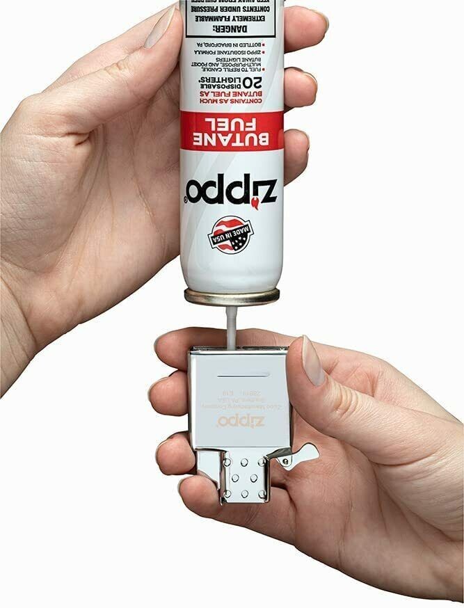 ZIPPO BUTANE FUEL 75 ml Lighter Fluid MADE IN USA PACK OF 5 packaging may vary