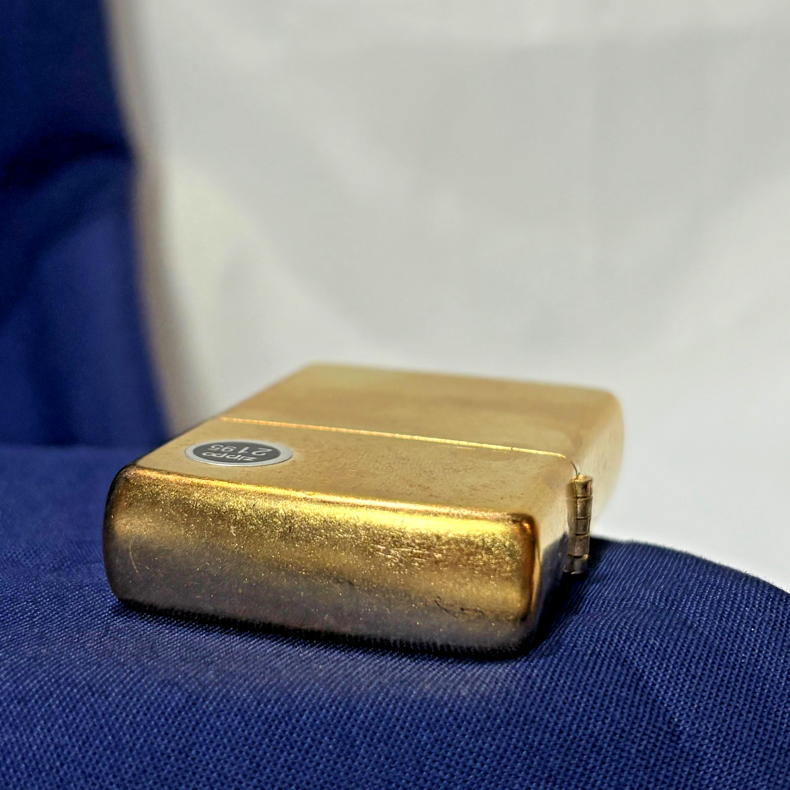 2008 Zippo Lighter Antique Brass Sticker Sealed In Case