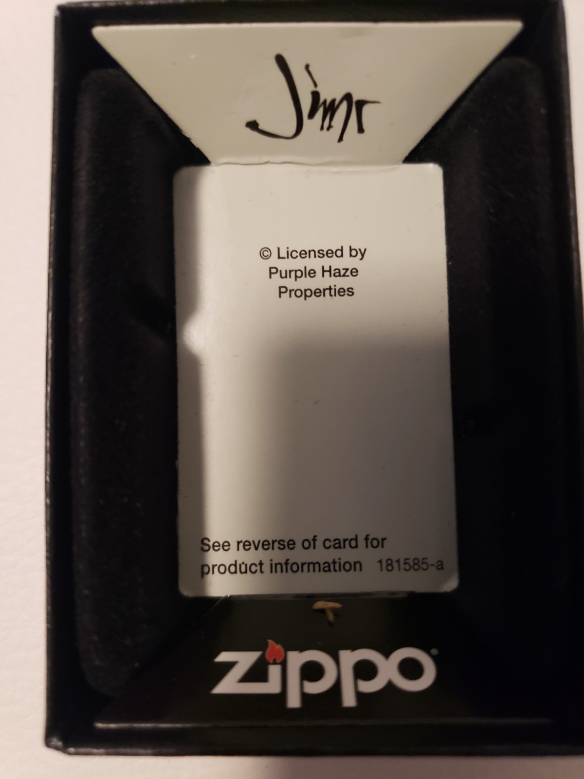 *RARE!* Jimi Hendrix Stars+Stripes Zippo Lighter, New/Boxed/Factory Sticker Seal