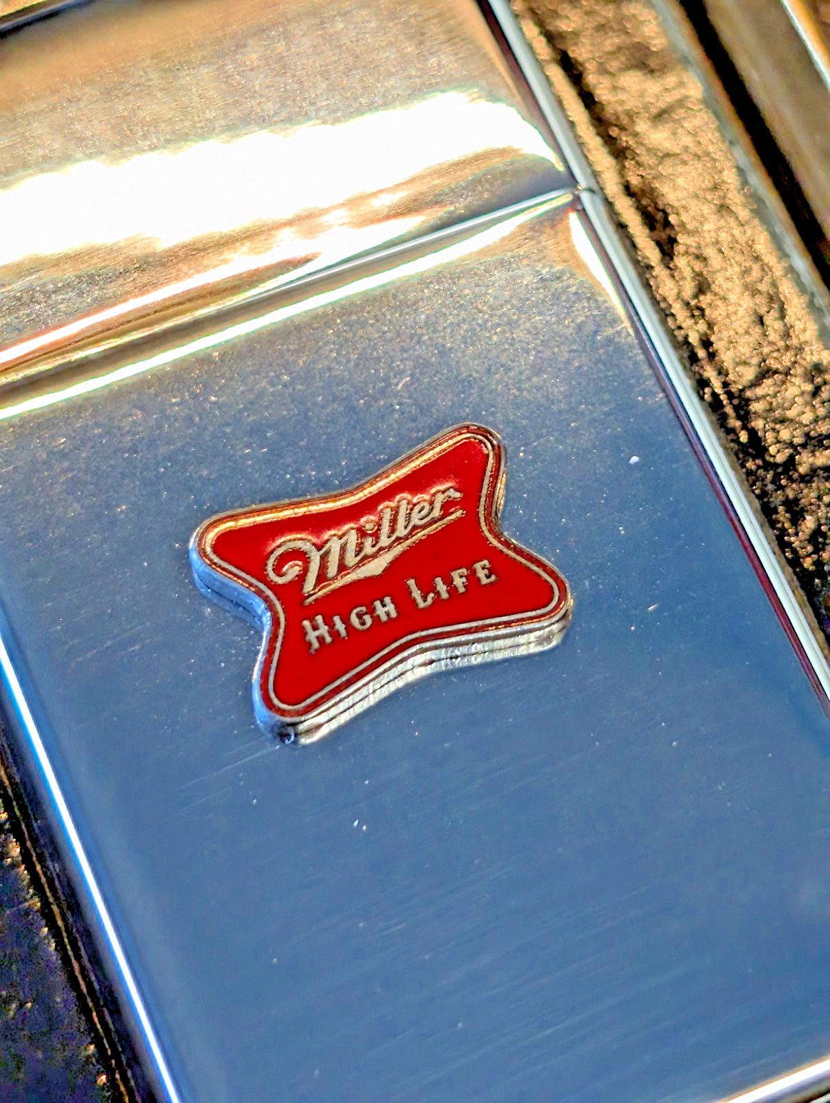 Miller High Life Zippo Slim Lighter Vintage 1960s NOS Promotional Piece