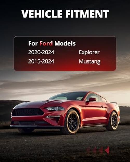 5×4.5 Wheel Spacers Compatible with Ford Mustang 2015-2024, 5×114.3 mm 1 inch