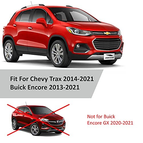 in-Channel Extra Durable Rain Guards for Chevrolet (Chevy) For 2014-2022 Trax