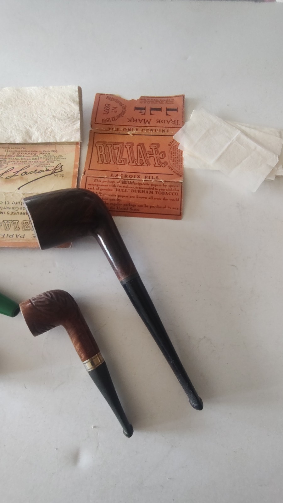 Zippo Lighter, Antique Lighter , Tobacco Papers , Vintage Smoke Pipie.