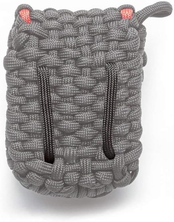 Zippo Paracord Lighter Pouch With Belt Loops, Black & Red, 40467, New In Box