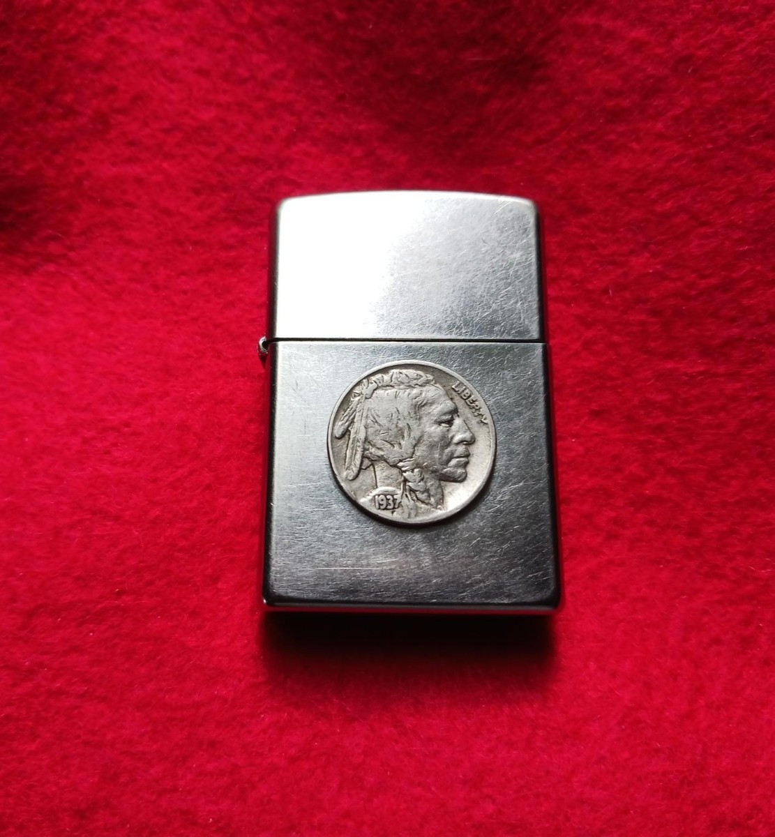 2015 Good Luck 1937 Buffalo Nickel- Zippo Lighter- Good Condition