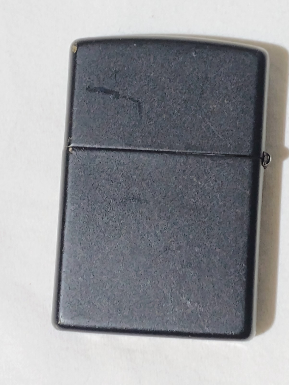 Zippo Classic Black Matte Lighter Red Border Logo Windproof USA