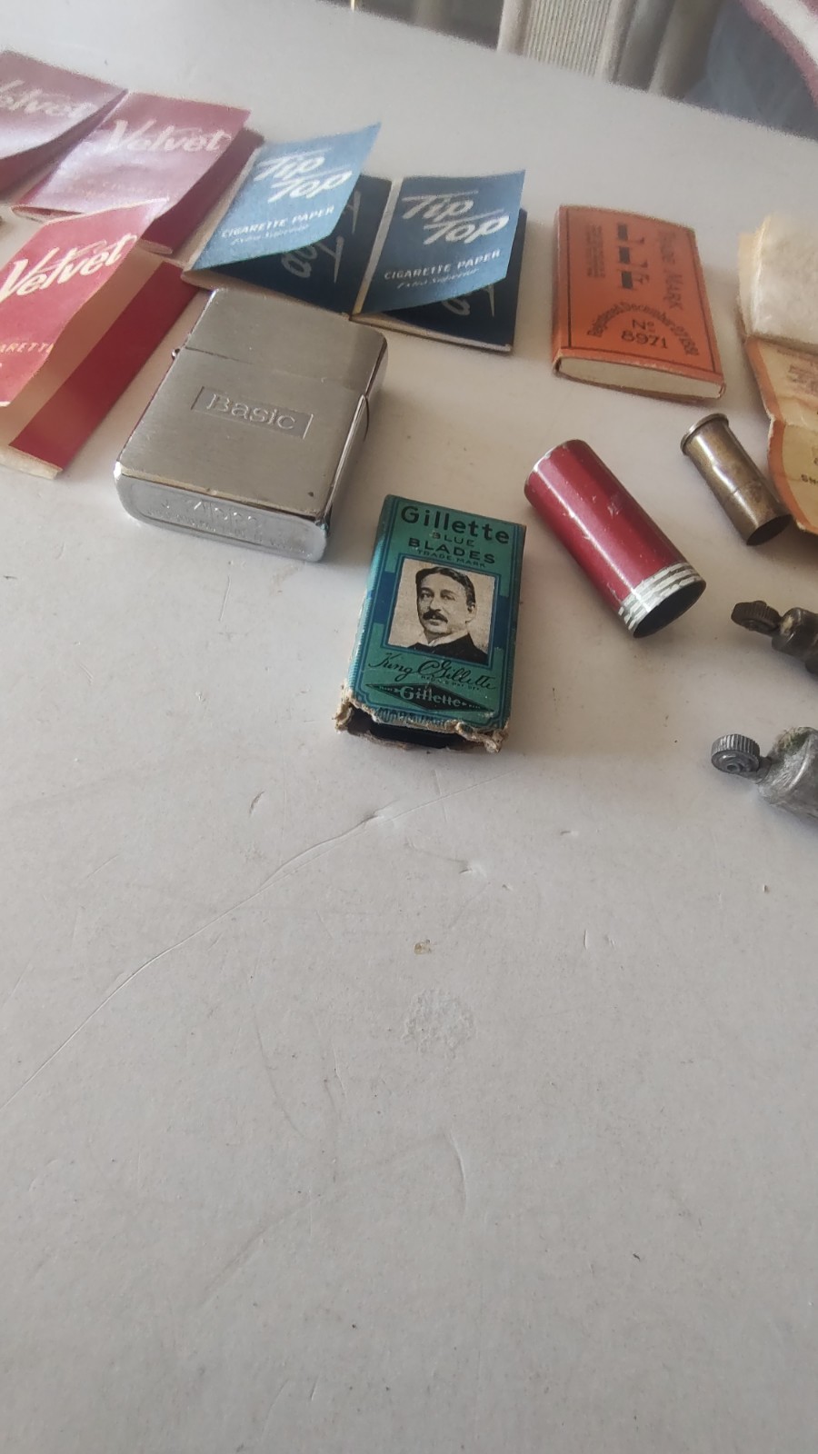 Zippo Lighter, Antique Lighter , Tobacco Papers , Vintage Smoke Pipie.