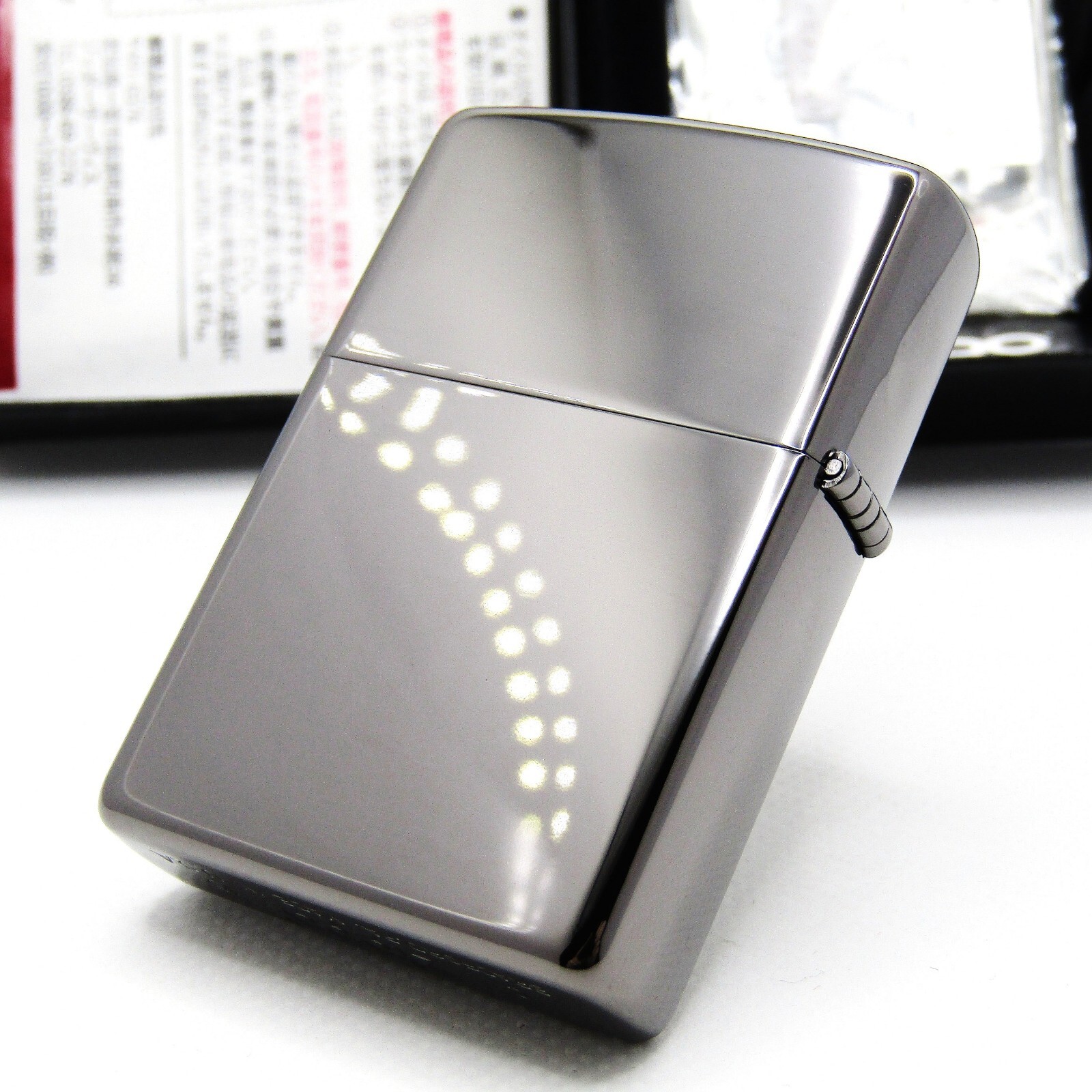 Native Hammer Onyx Black Zippo Oil Lighter 2015 MIB Rare