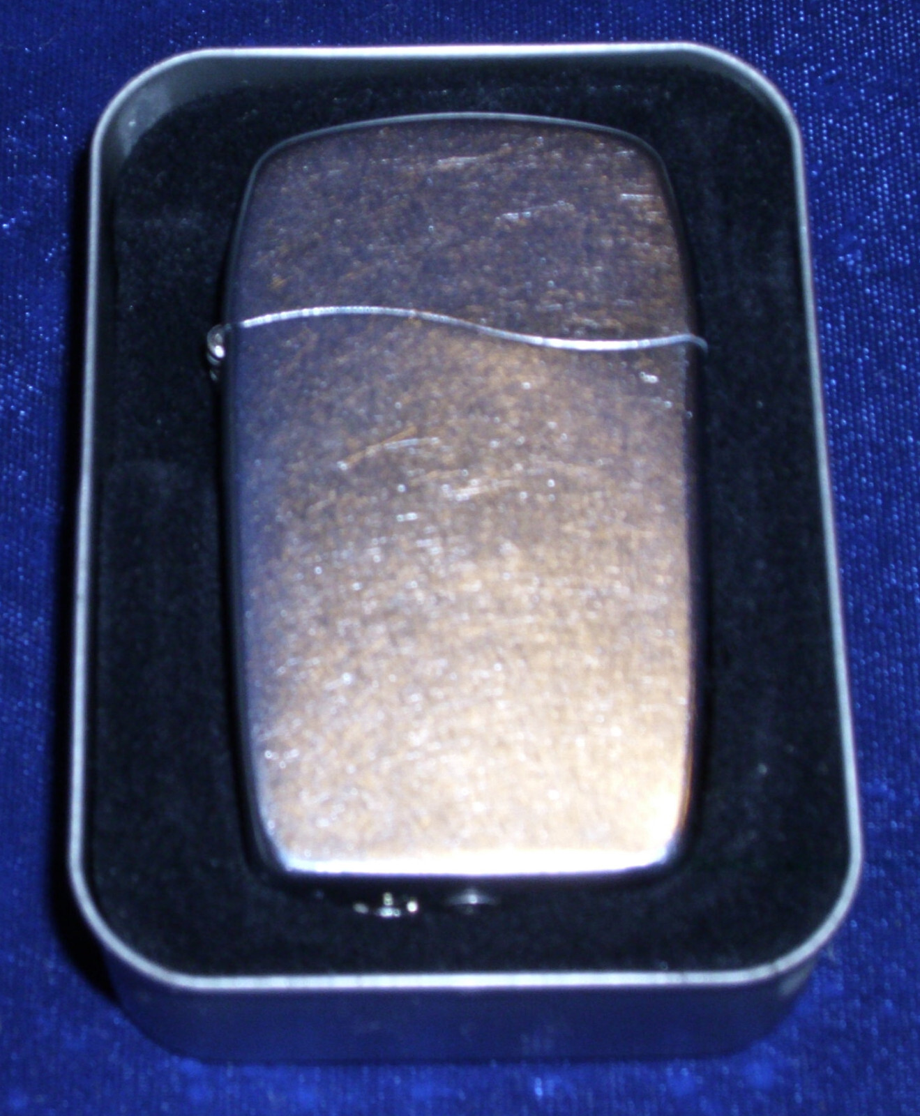 New 2007 ZIPPO BLU Chrome Finish F07 Lighter – safety seal intact