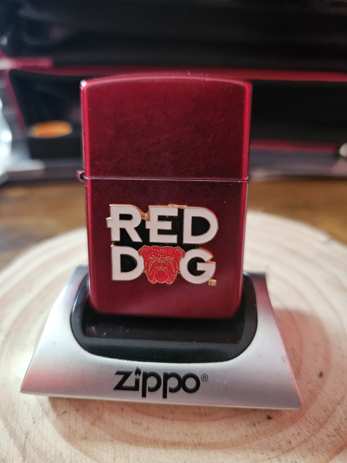 Custom Zippo Red Dog