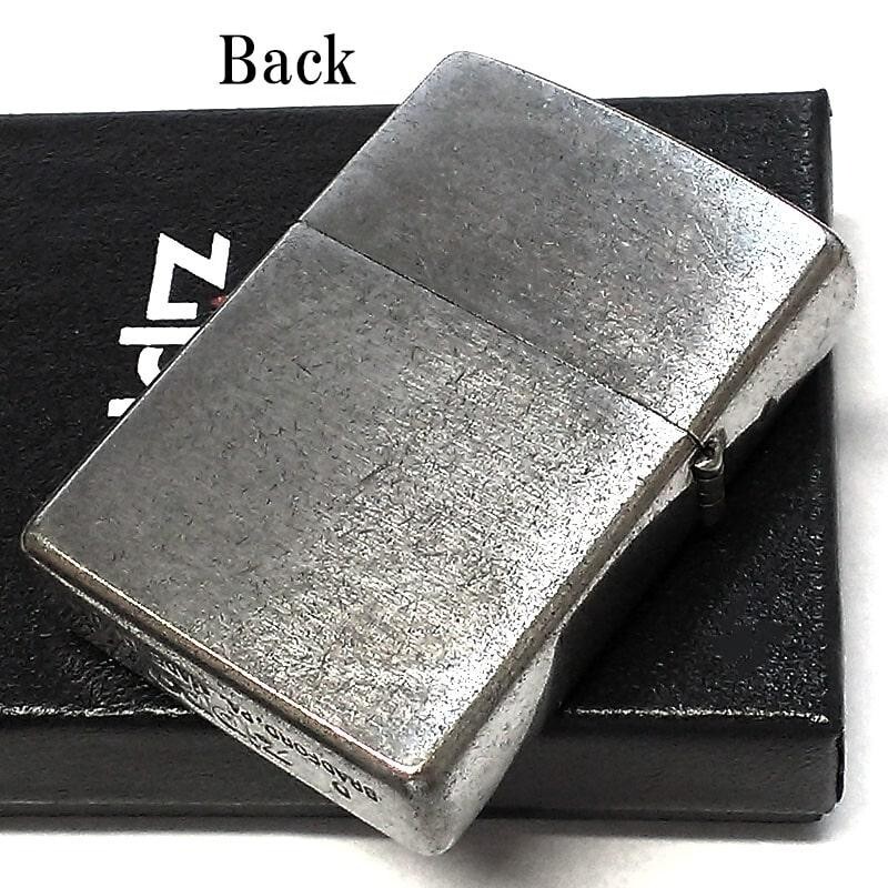 Zippo Oil Lighter Classic Metal Car Silver Used Finish Regular Case Japan