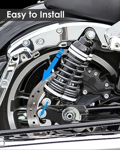 2 Inch Lowering Blocks Kit Fits for 2002-2023 Harley Davidson Touring Road