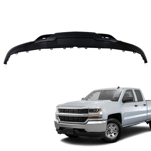 Front Bumper Lower Valance Compatible Bumper Lower Valance W/O Tow Hook Holes