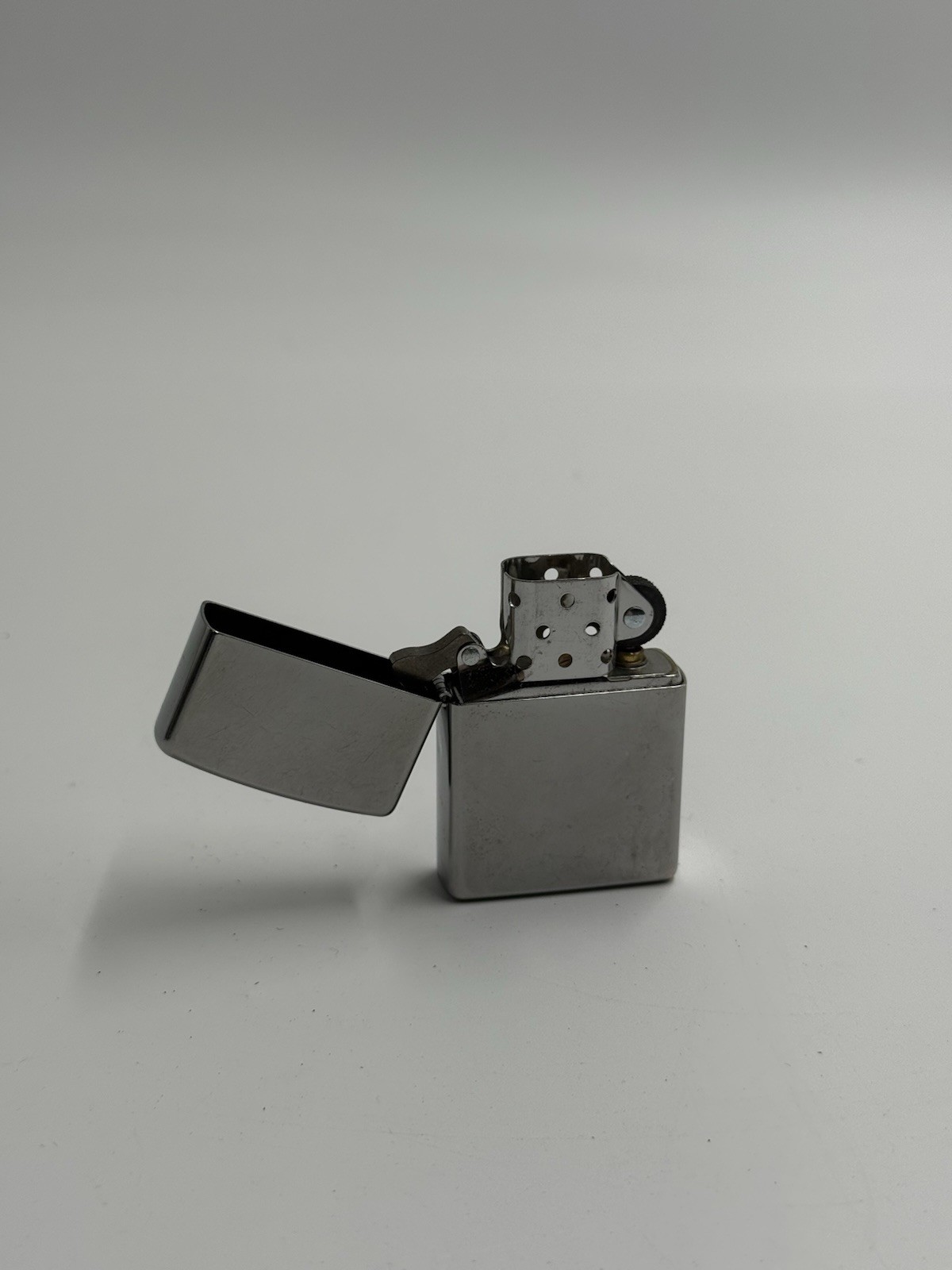 Vintage Zippo Lighter 1995 Bradford PA USA Chrome Original Insert
