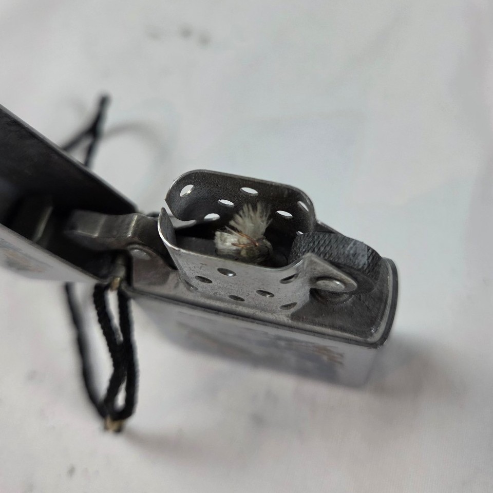 Vintage 1960s Zippo Trout Fisherman Lighter