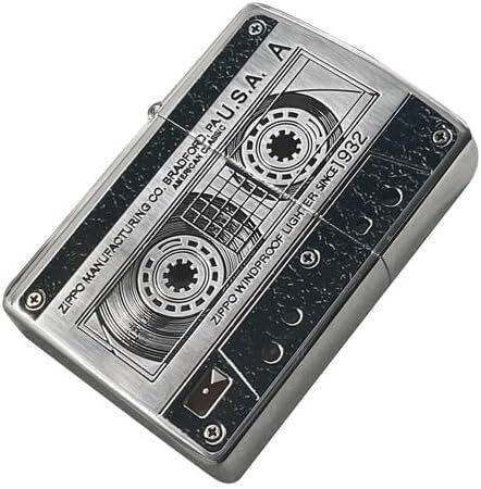 Zippo 2BK Teap Black Brass 5.5 x 2.2 x 4.2cm Retro Antique Gift Camping Grave Vi