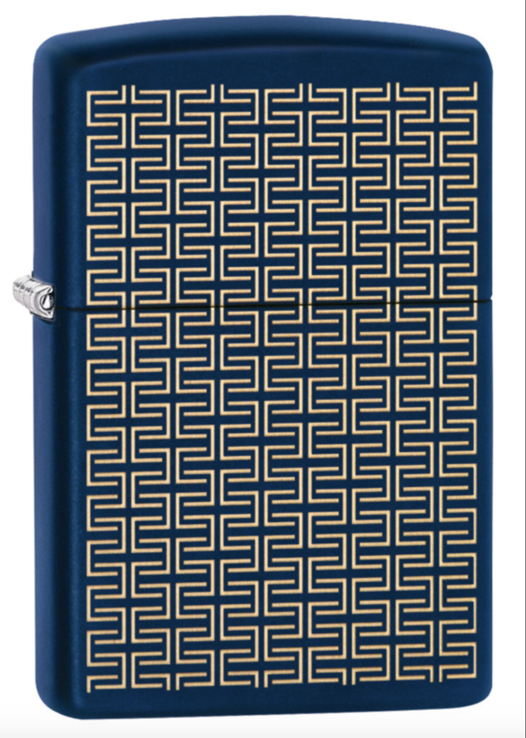 Zippo Windproof Laser Engraved Lighter, Deco Gold Lines Design, 49232 New In Box