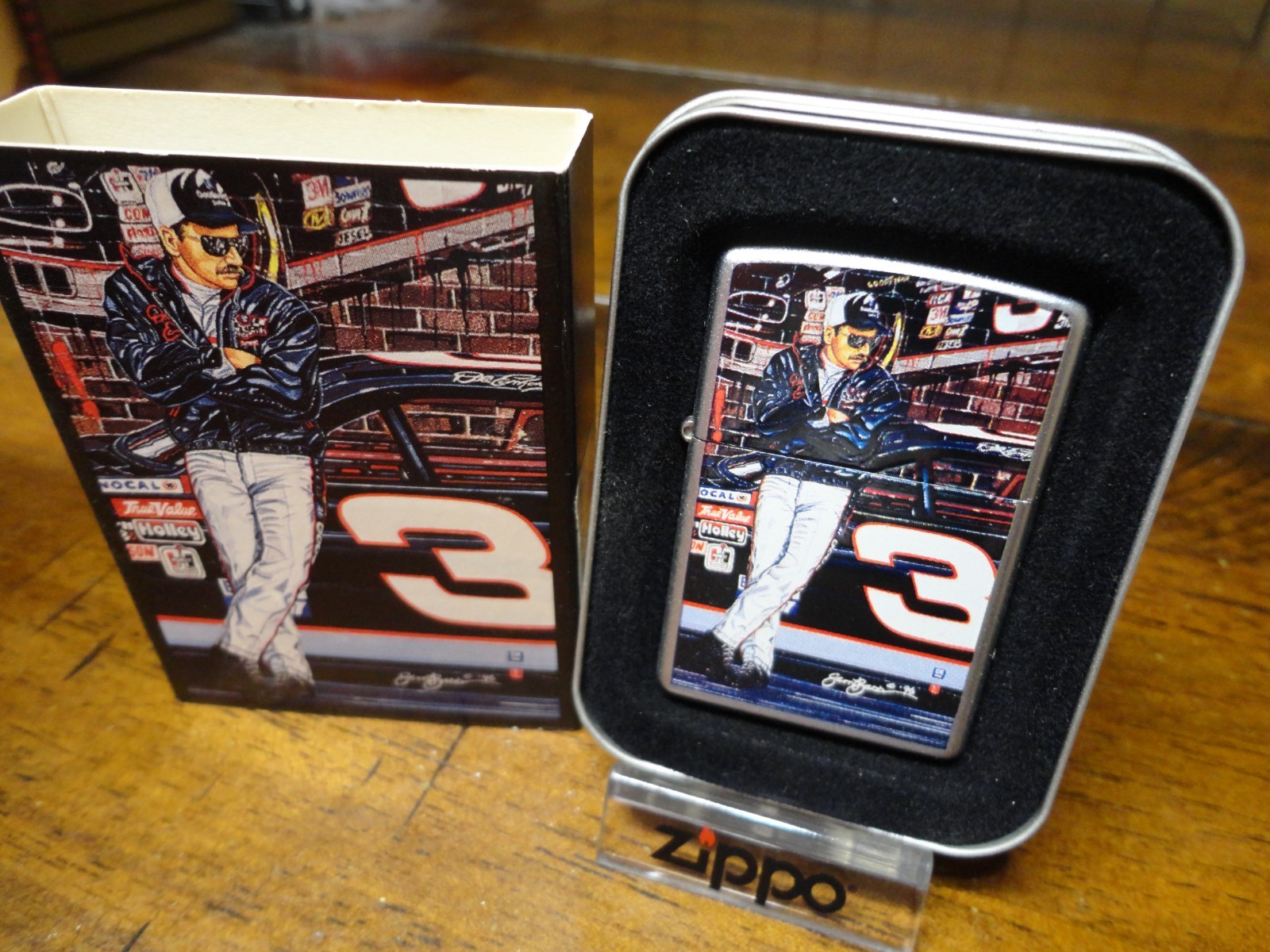 DALE EARNHARDT #3 READY TO RUMBLE SAM BASS NASCAR ZIPPO LIGHTER MINT IN BOX 2004