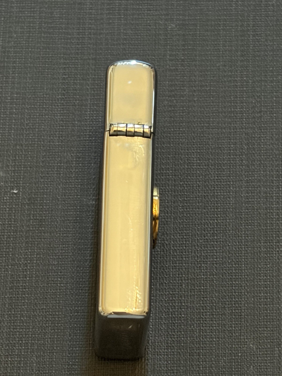 RARE 1968 Zippo Gulf Gas Oil Lighter NOS Unfired Brushed Chrome Petroliana