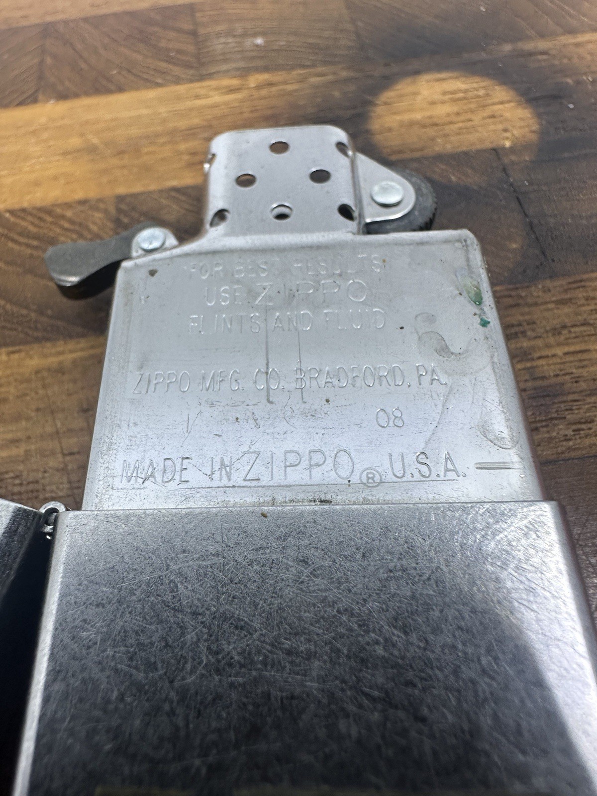 Rare Marlboro Blend 29 Zippo Lighter Used Condition With Belt Holster HTF