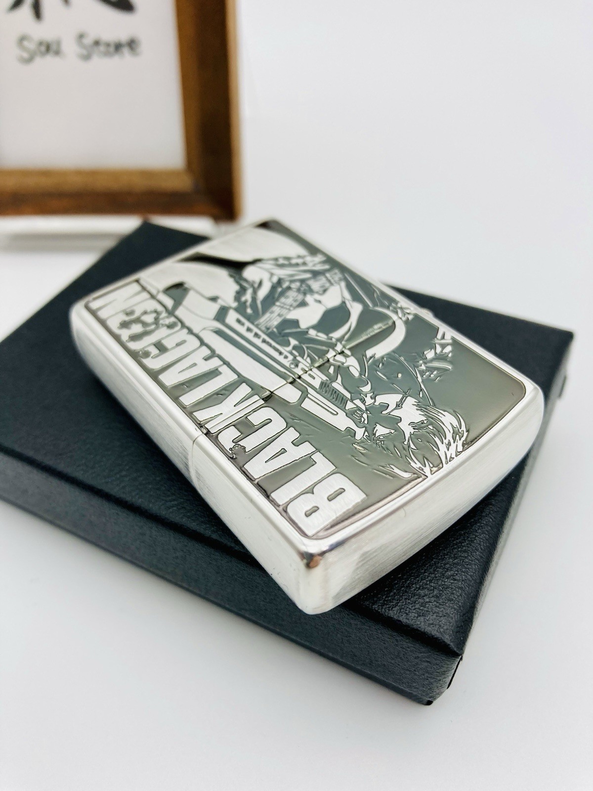 Zippo Lighter Black Lagoon REVY Ver.2 Type A Silver Japanese Anime
