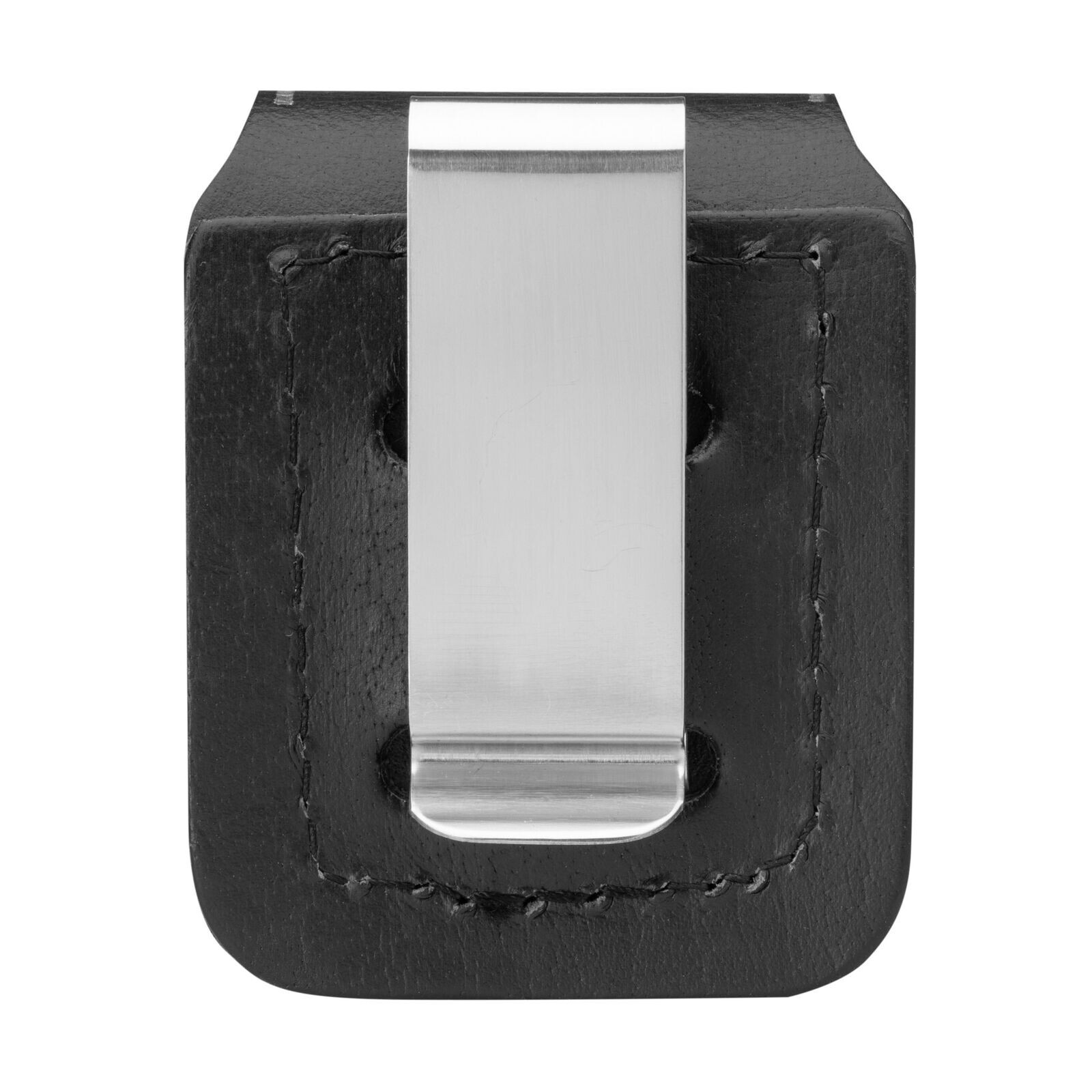 Zippo LPCBK, Black Leather Lighter Belt Clip Pouch, NEW