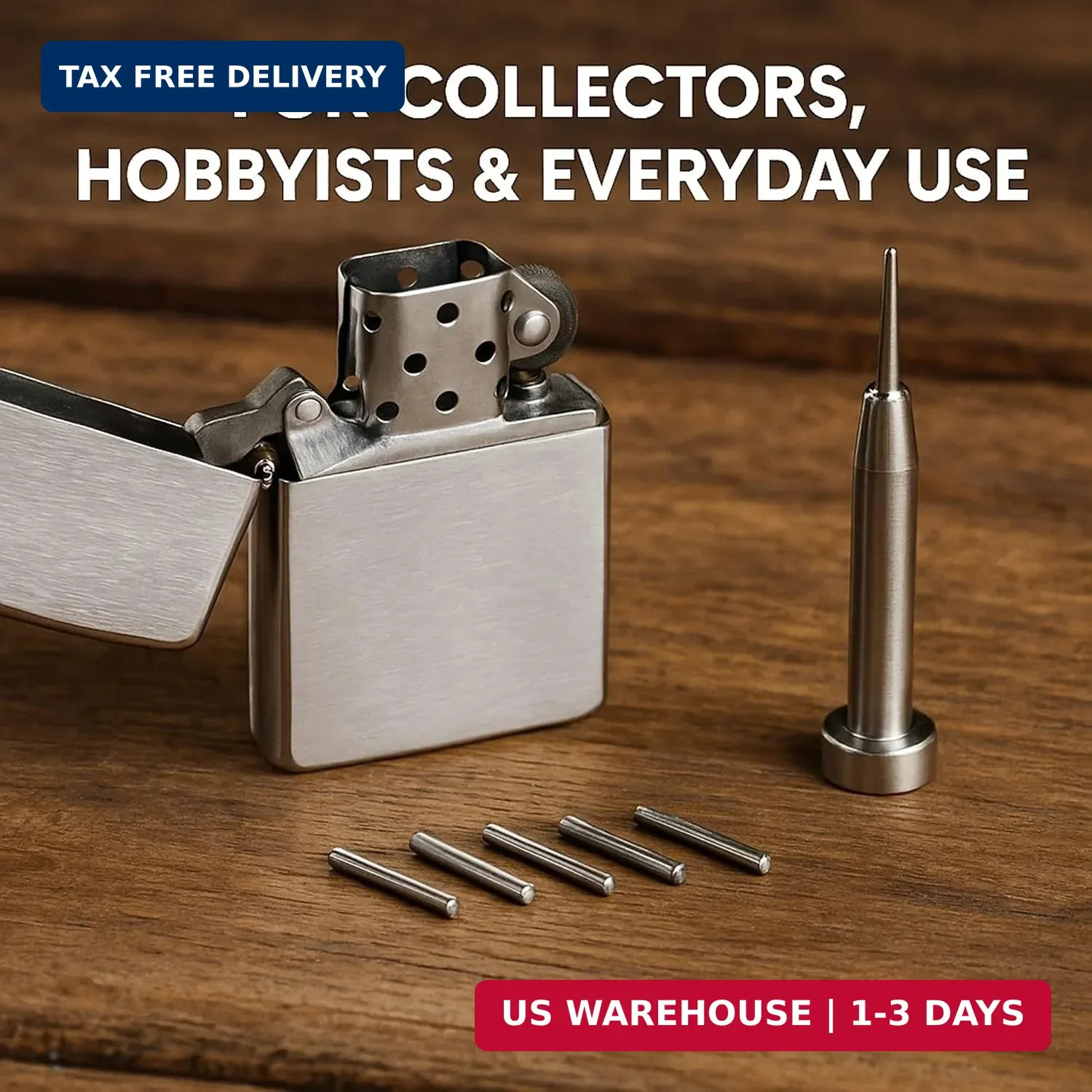 IN SELECT Hinge Pin Repair Kit Compatible with Zippo Lighter Manufactured in 200