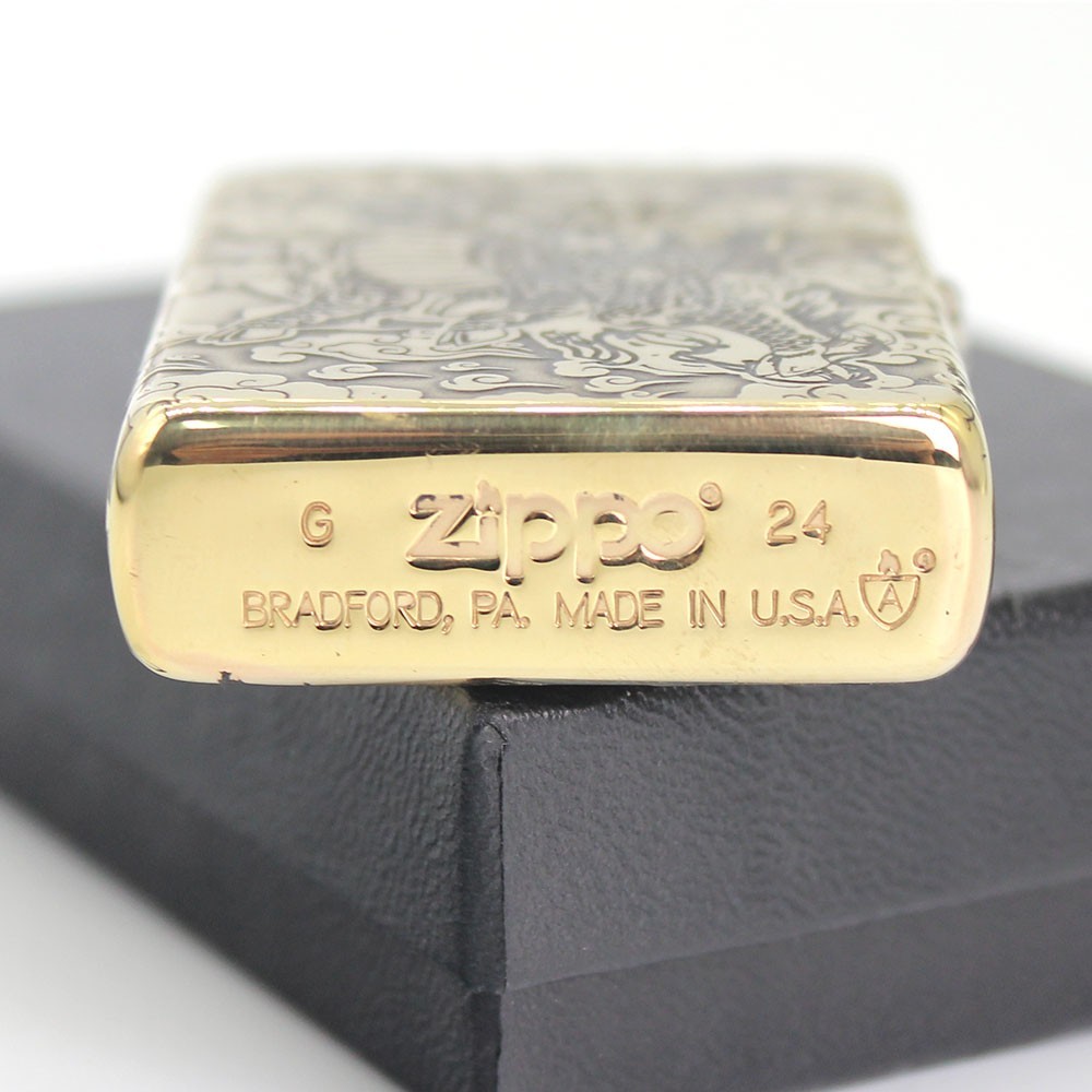Zippo lighter 168 Armor Custom 3D Precise Rendering/ Qilin on Clouds New in Box