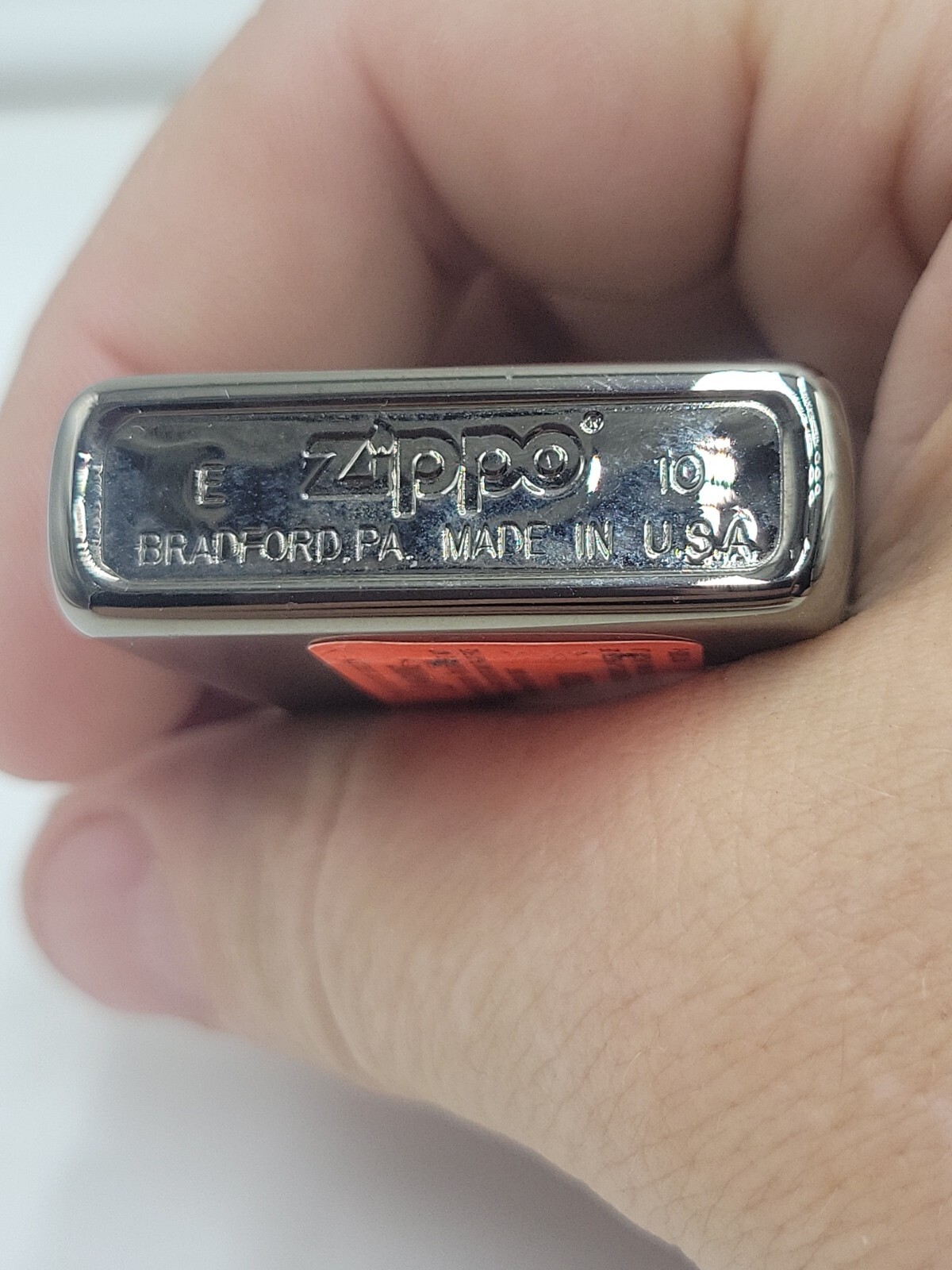 Zippo Lighter Penny 2007 USS Abraham Lincoln CVN-72 High Polished Chrome New