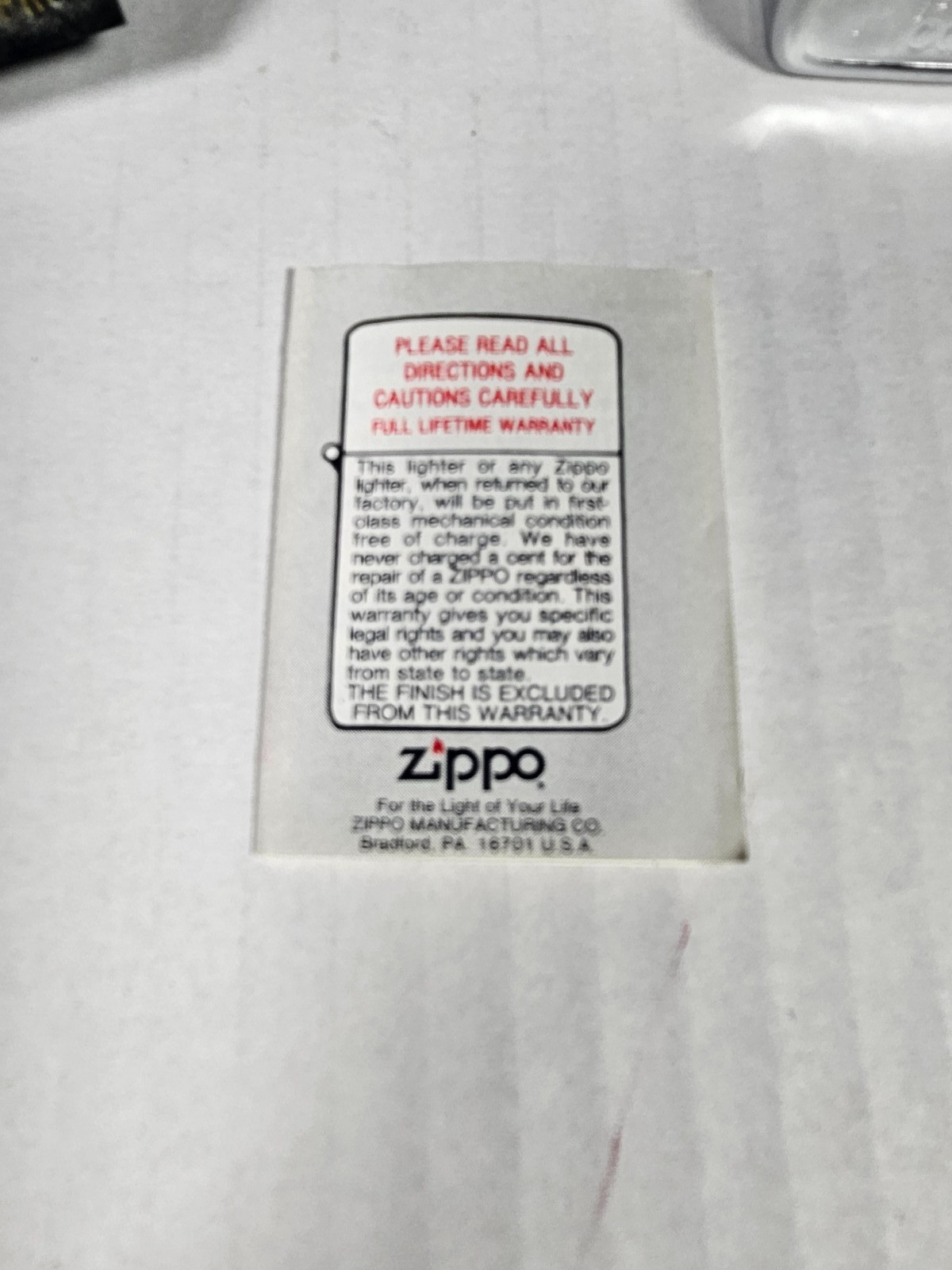 New, no box. Zippo Prince Cigarettes Lighter, Includes Promotional Case