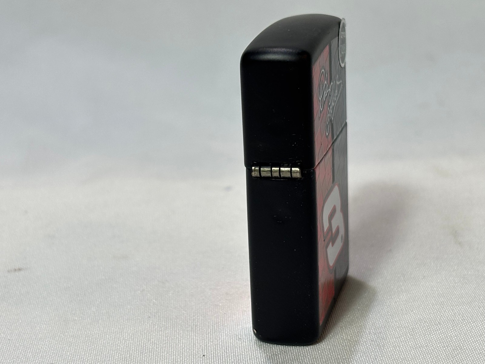 2010 ZIPPO Lighter DALE EARNHARDT #3 Red/Black Nascar Sticker Sealed Box No Lid