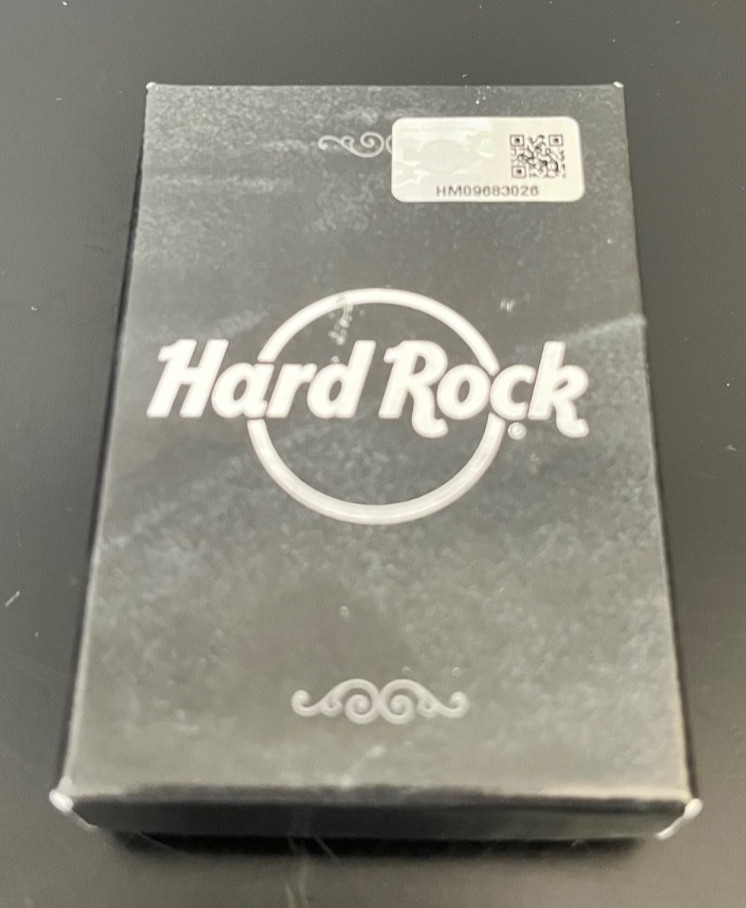Zippo Hard Rock MIAMI Chrome Black Ice Lighter Etched NEW in Box Sealed 2024