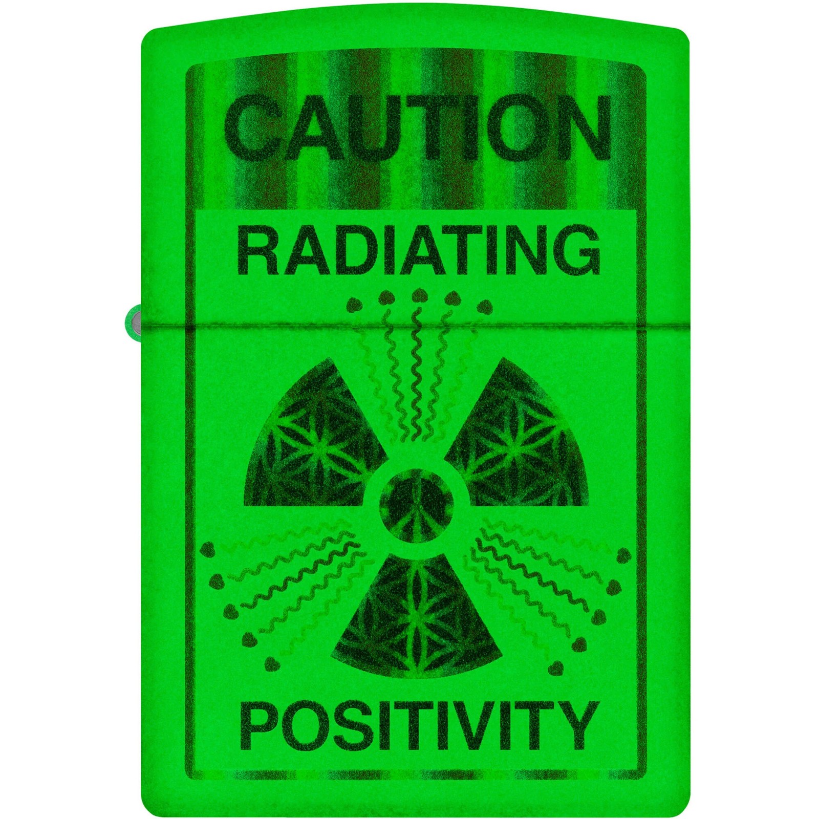 Zippo Windproof Lighter Glowing Positivity Design Glow-in-the-Dark Finish 46243