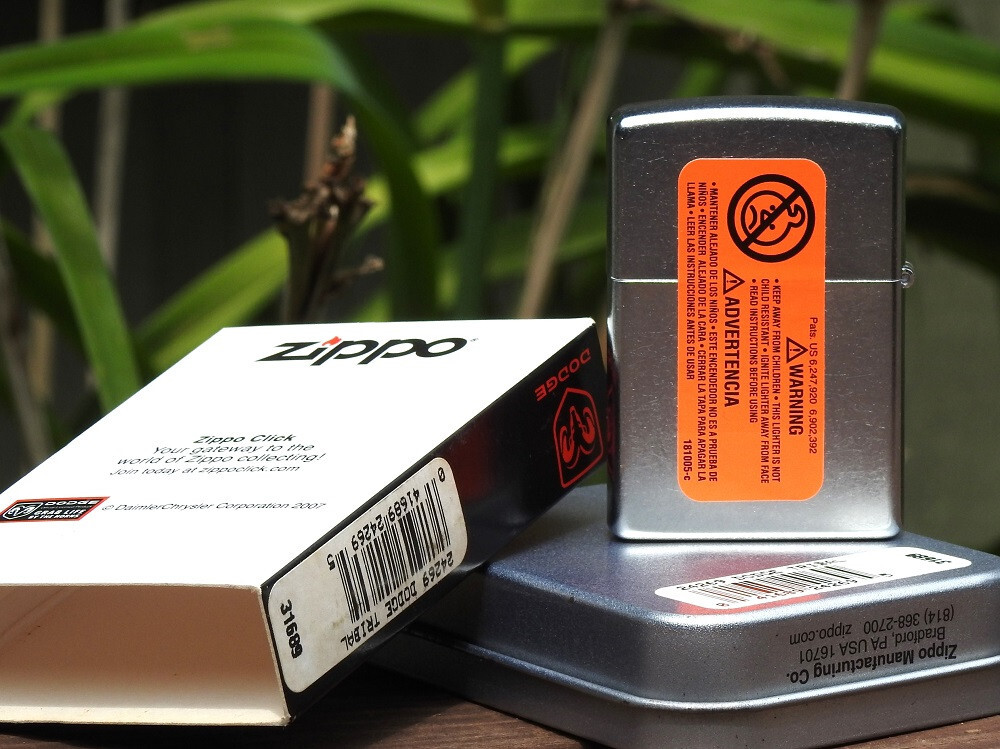 Dodge RAM Tribal Zippo Lighter – Grab Life By The Horns – Hemi V-8 – Trucks 1500