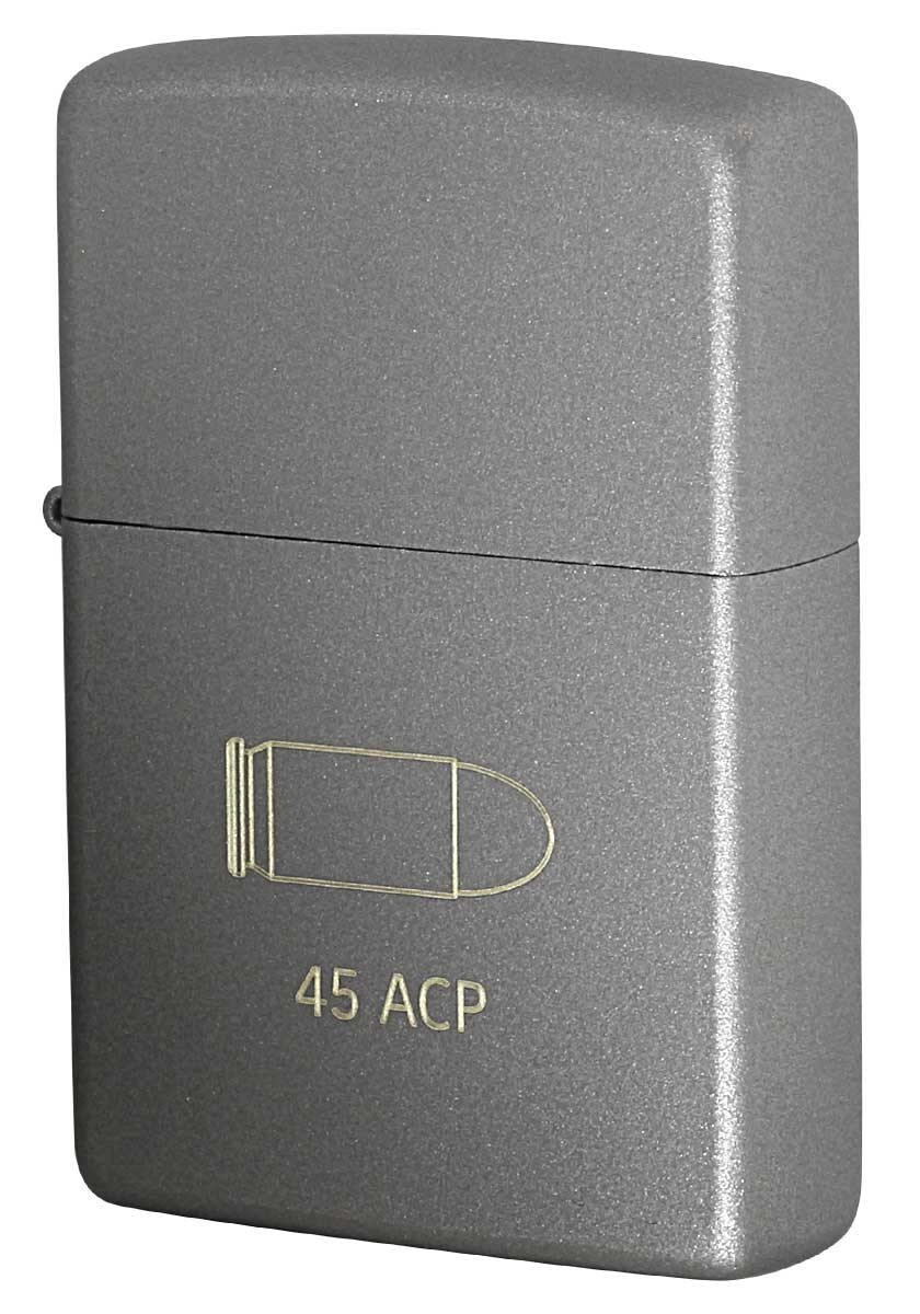 Zippo Oil Lighter CERAKOTE BULLET 45ACP Gray Cerakote Coating New Gift