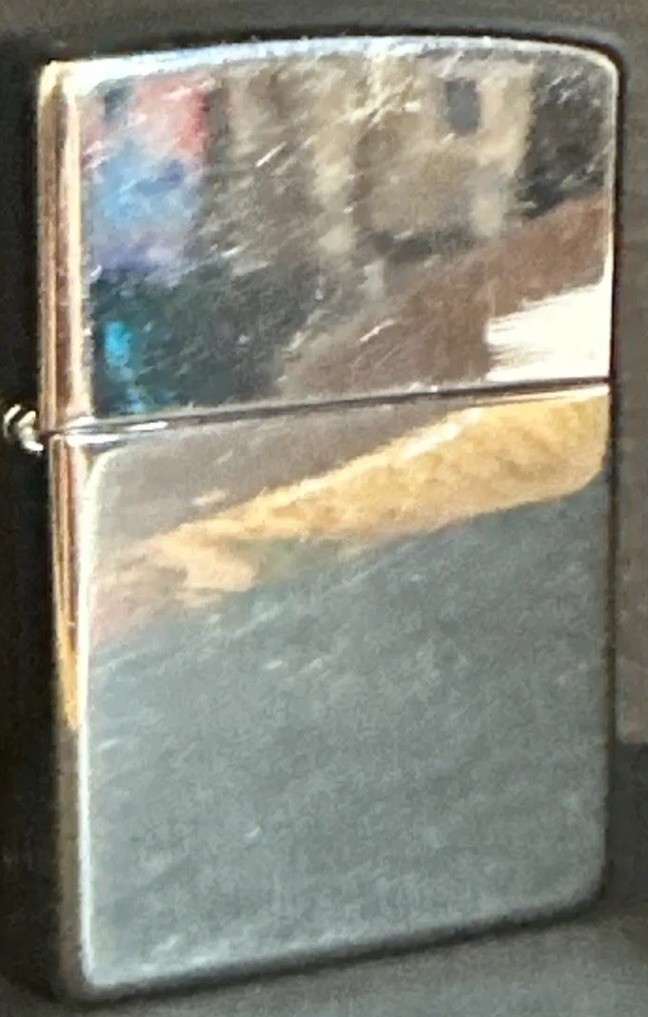Zippo High Polish Vintage Chrome Lighter September 1994 Date Code