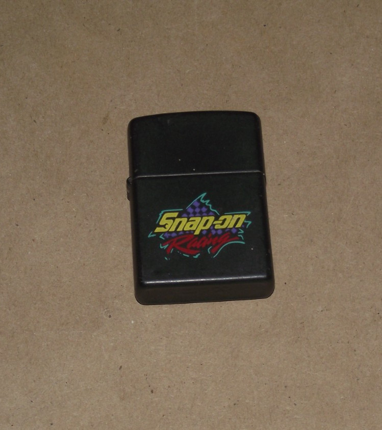 VINTAGE SNAP-ON RACING TOOLS ZIPPO LIGHTER BLACK
