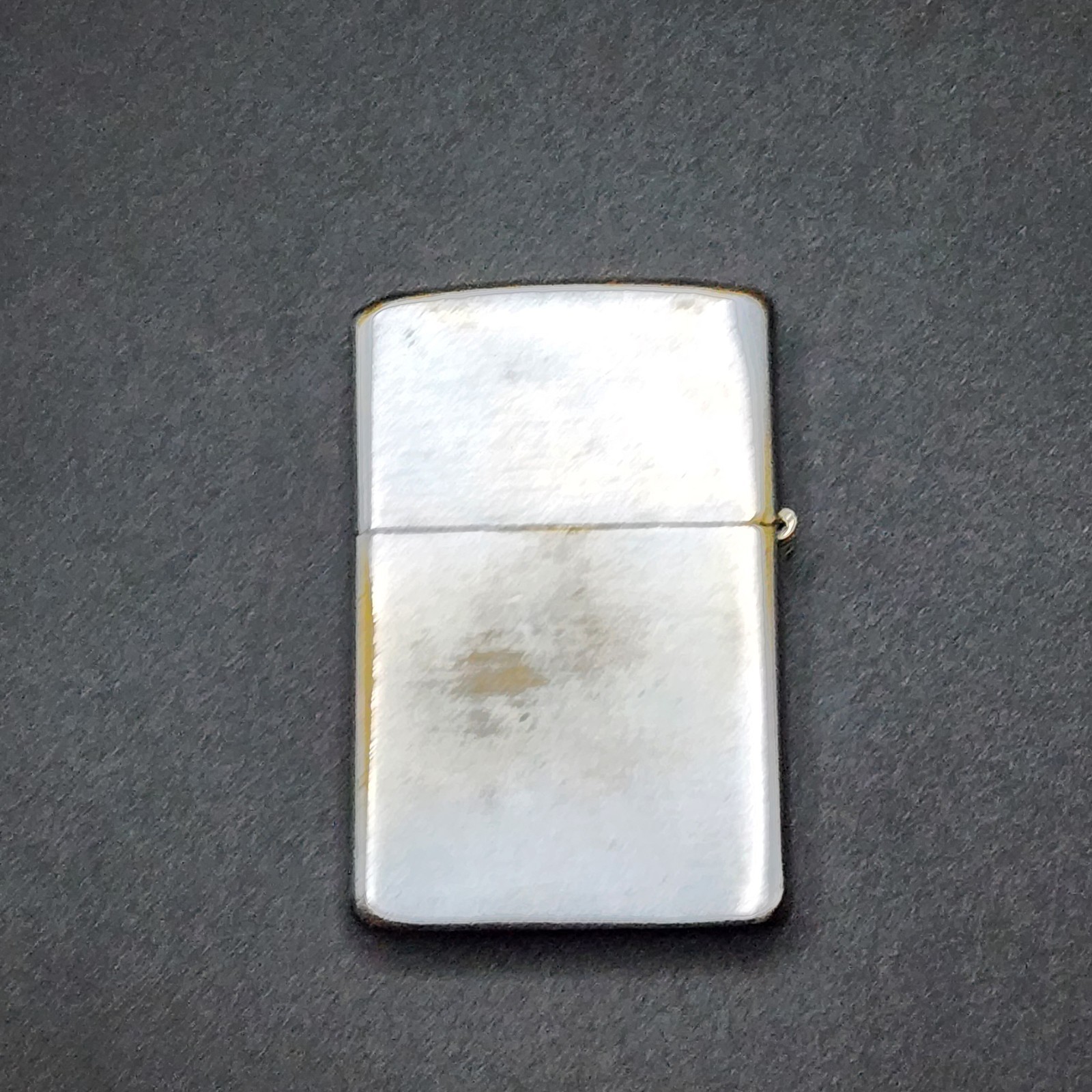 Vintage 1958 Zippo Lighter 8 Dot Pat 2517191 Engraved S Lightning Bolt Logo