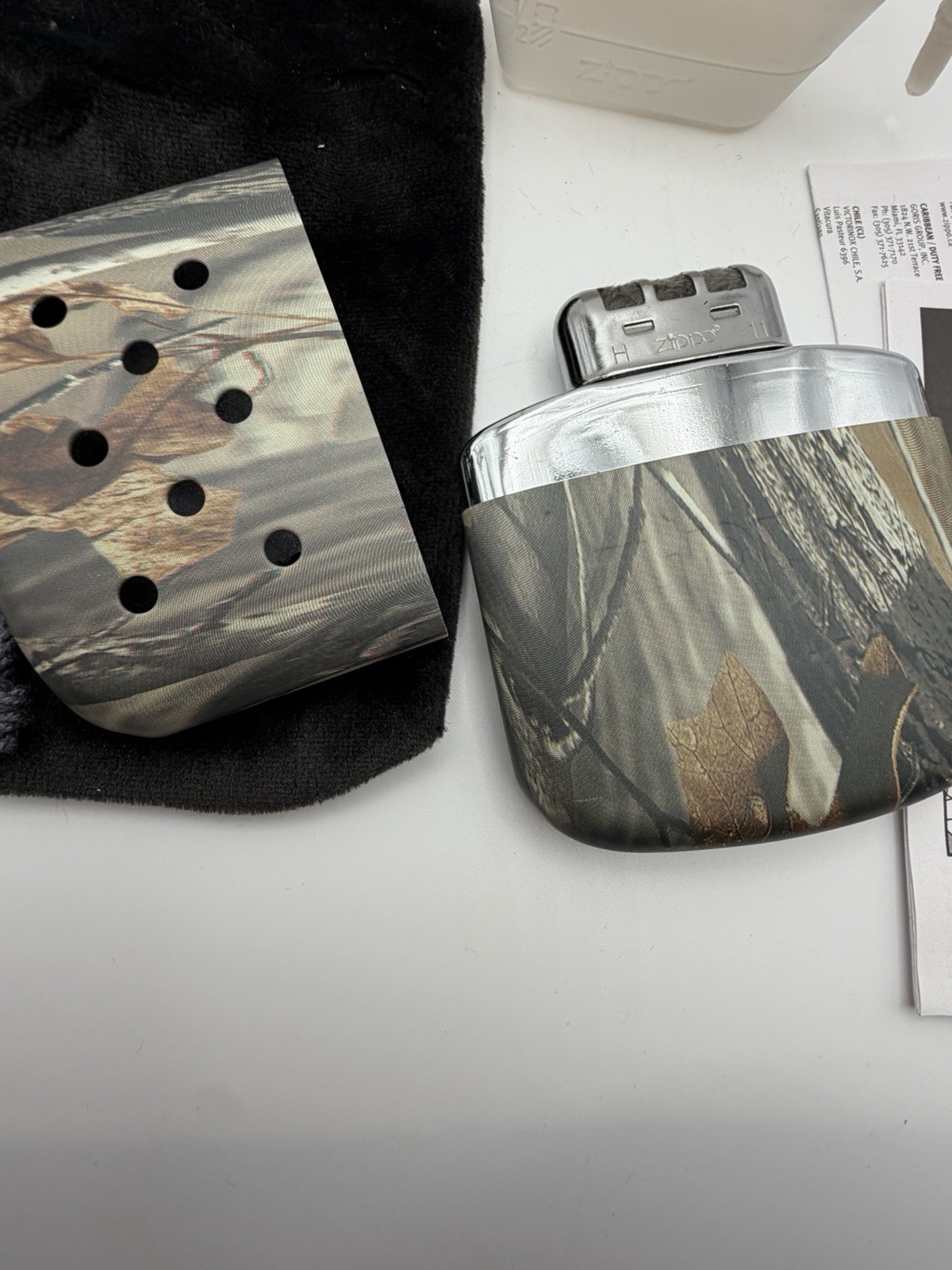 Vintage Outdoor Deluxe Realtree Camo Hand Warmer Zippo NEW B15